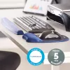 Fellowes 9178401 podložka pod zápästie gél, polyuretán modrá