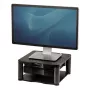 Fellowes podstavec na počítačový monitor s 3 nastaveniami výšky – Premium Monitor Riser Plus so správou káblov – ergonomicky nastaviteľný podstavec na monitor pre počítač – max. hmotnosť 36 kg / max. veľkosť 21 palcov – grafit