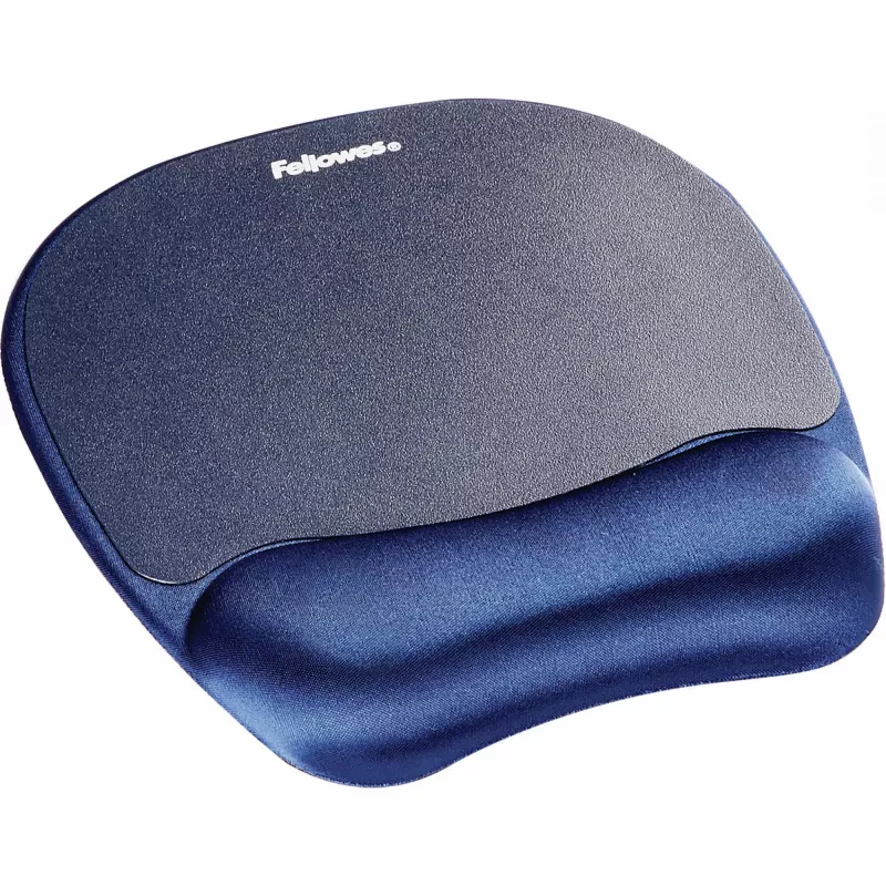 Fellowes Memory Foam podložka pod myš/opora zápästia zafírová