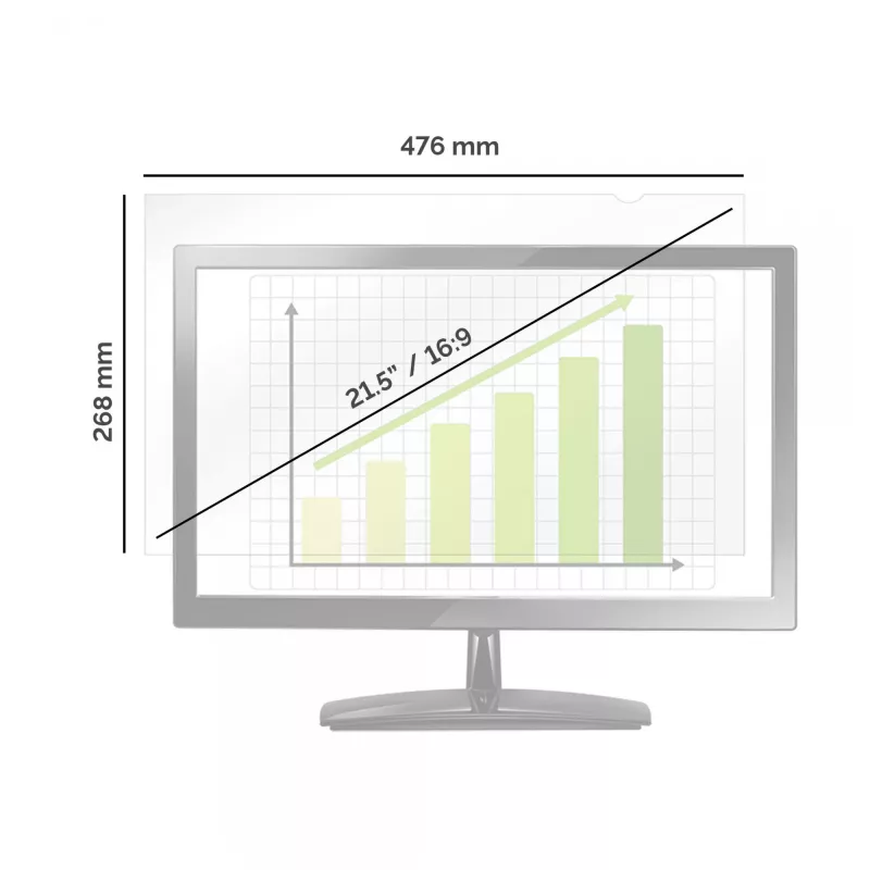 Fellowes PrivaScreen Blackout filter proti videniu – 21,5 palcov širokouhlý (16:9)
