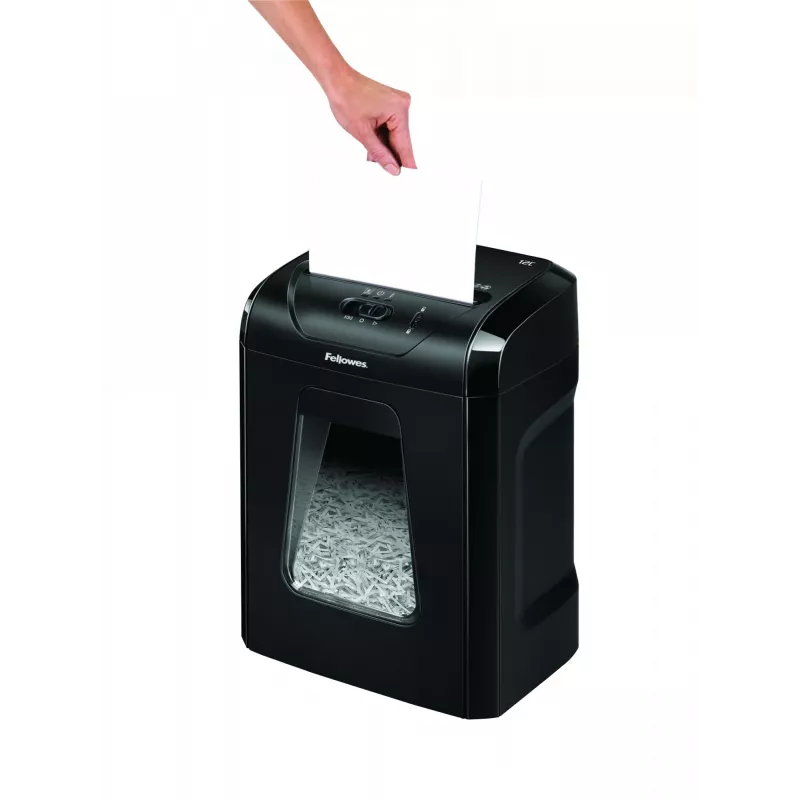 Fellowes Powershred 12C Skartovačka krížový rez 22,5 cm čierna