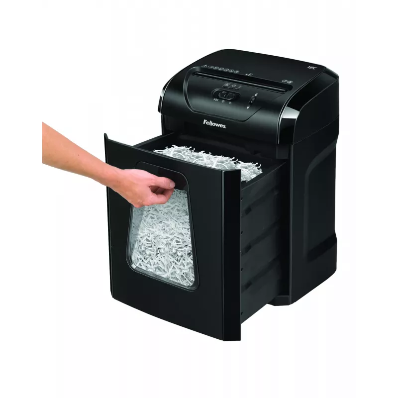 Fellowes Powershred 12C Skartovačka krížový rez 22,5 cm čierna