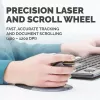 Fellowes obojručná vertikálna myš – malá, bezdrôtová, obojručná, vertikálny dizajn, laser, RF Wireless, 1200 DPI, čierna, strieborná