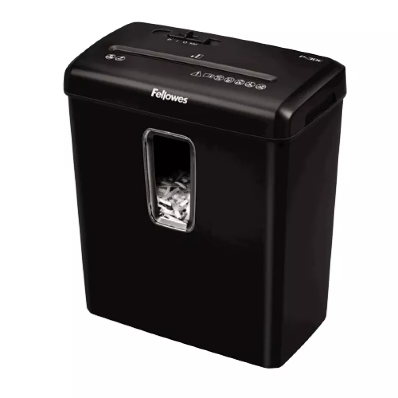 Fellowes Powershred P-30C Skartovačka čiastočný rez 22 cm čierna