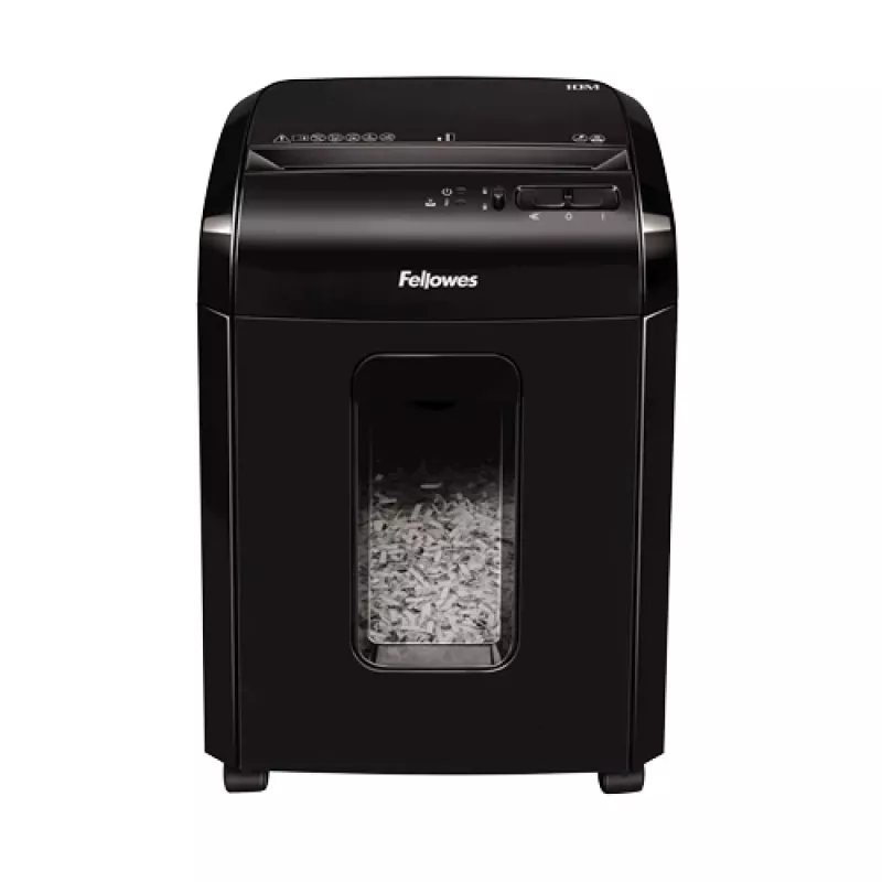 Fellowes Powershred 10M Skartovačka mikrostrih čierna