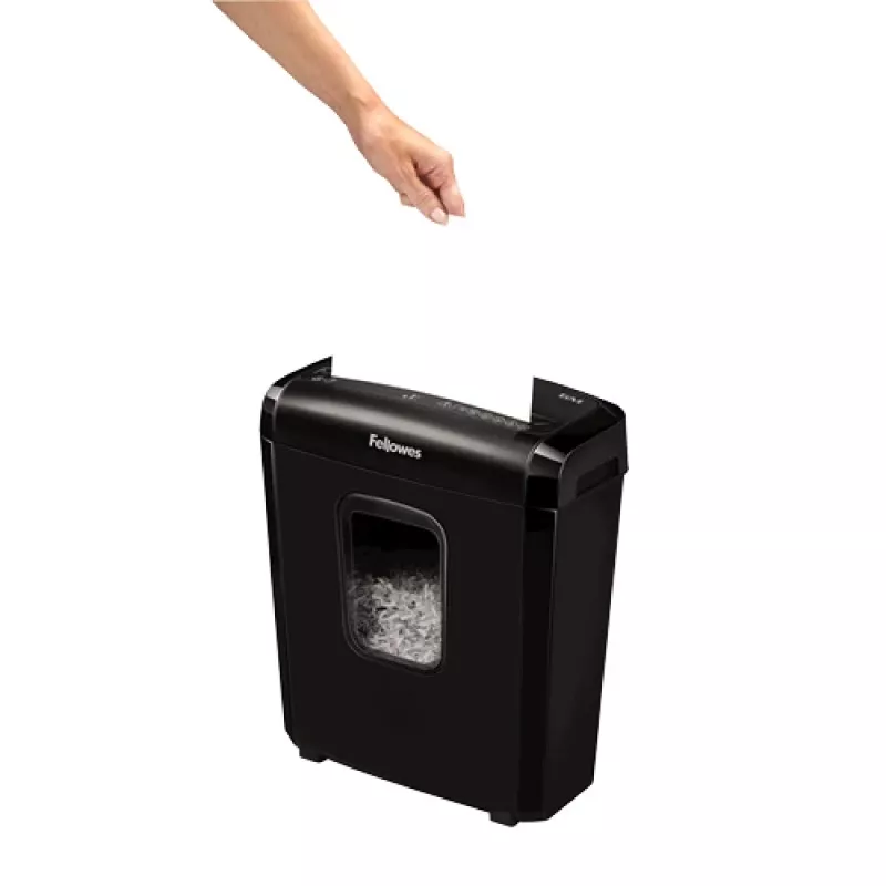 Fellowes Powershred 6M Skartovačka mikrostrih čierna