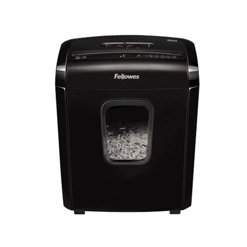 Fellowes Powershred 6M Skartovačka mikrostrih čierna