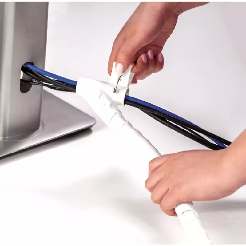 Fellowes CableZip podlahový káblový kanál biely 1 ks