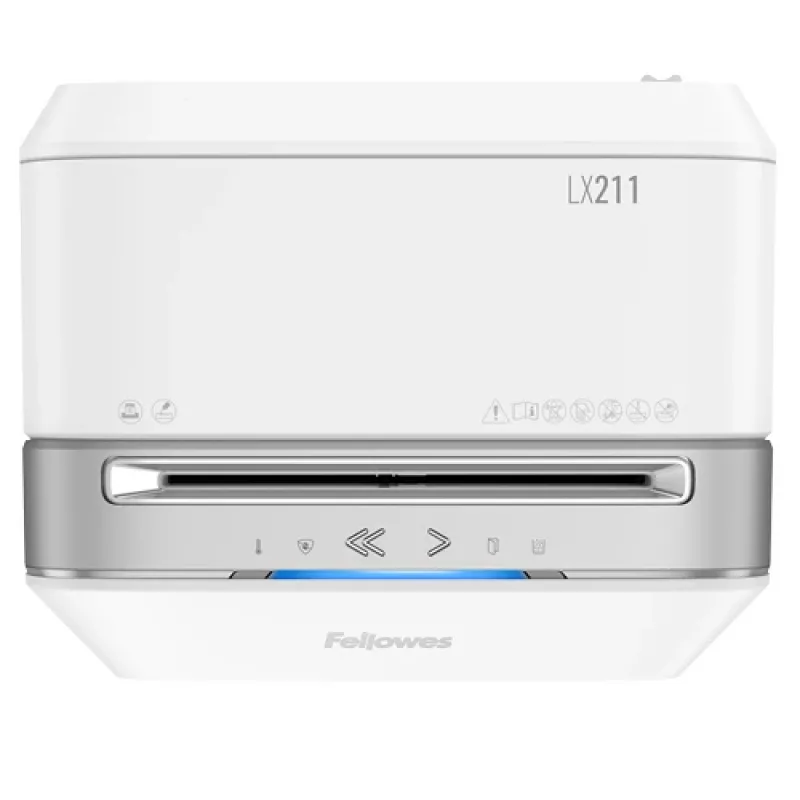 Fellowes LX Series Powershred LX21 Skartovačka mikrostrih sivá, biela