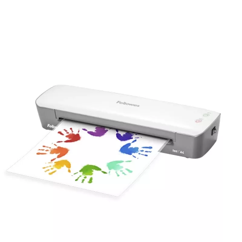 Fellowes Ion A4 teplovzdušná laminovačka 300 mm/min sivá, biela