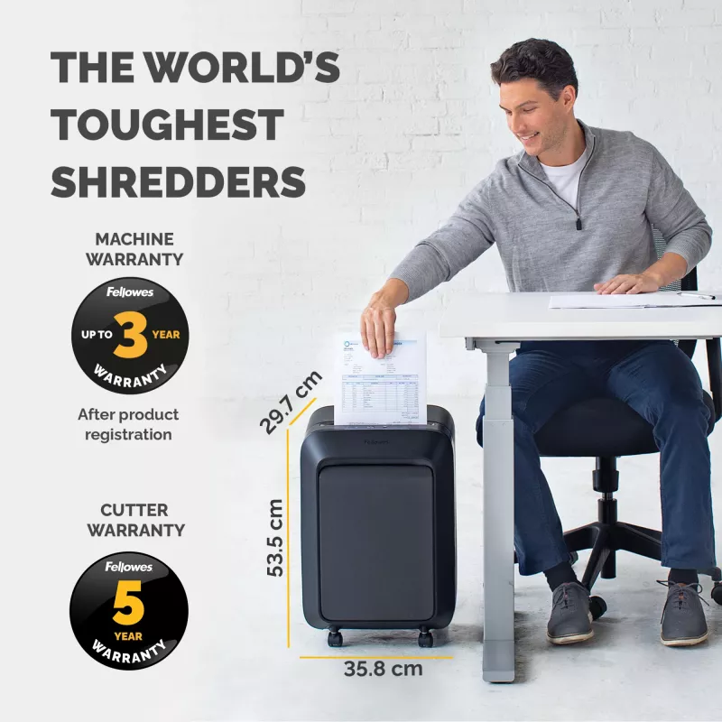 Fellowes LX Series Powershred LX210 Skartovačka čierna