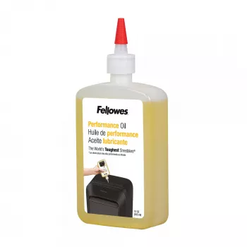 Fellowes Powershred mazivo na skartovačky (355 ml), mazací olej, 0,355 l, žltá, 90 mm, 35 mm, 20 mm