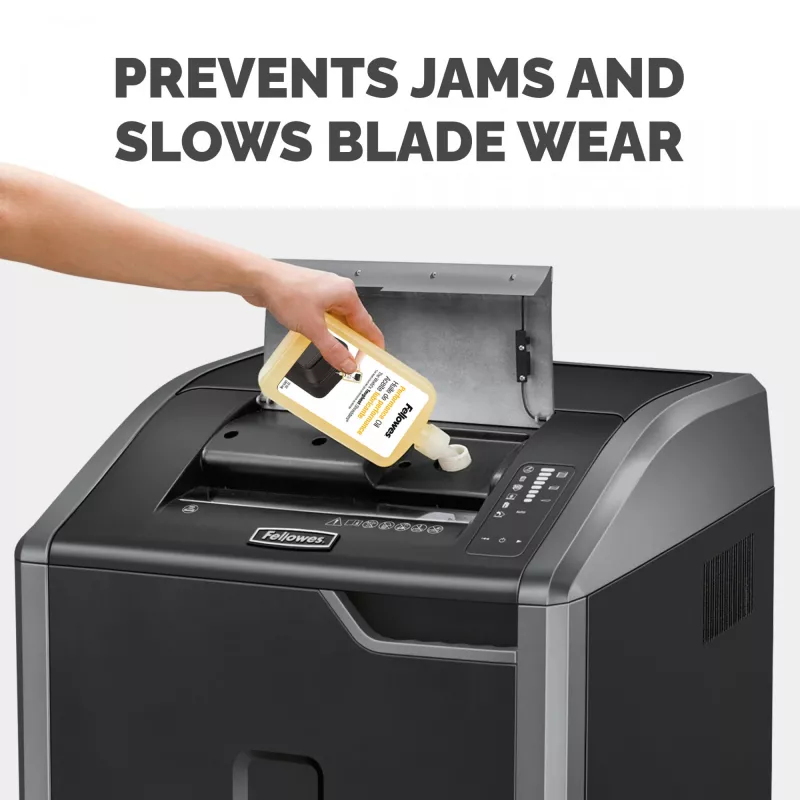 Fellowes Powershred mazivo na skartovačky (355 ml), mazací olej, 0,355 l, žltá, 90 mm, 35 mm, 20 mm
