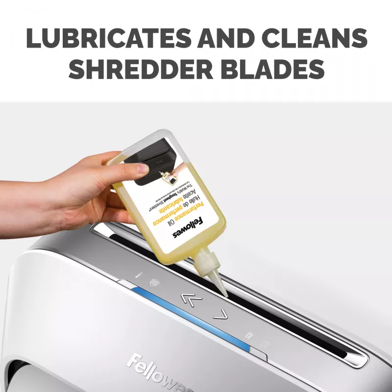 Fellowes Powershred mazivo na skartovačky (355 ml), mazací olej, 0,355 l, žltá, 90 mm, 35 mm, 20 mm