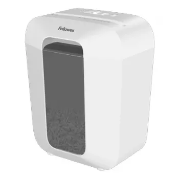Fellowes LX Series Powershred LX50 (biela) skartovačka s čiastočným rezom – patentovaný bezpečnostný zámok