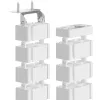 Fellowes 100136872 organizér káblov na stôl káblový kryt biely 1 ks