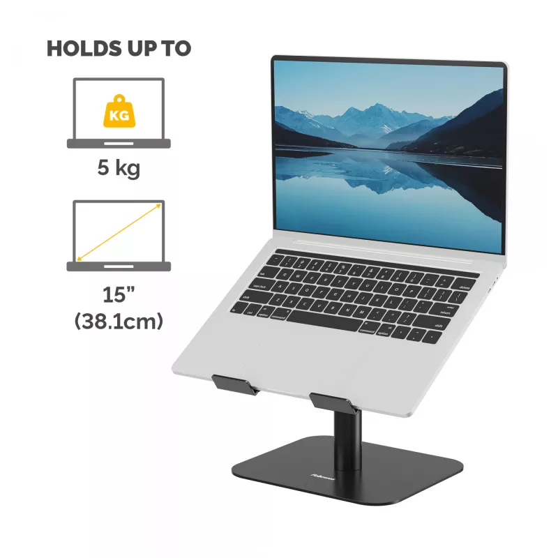 Fellowes Alumia Laptop-Riser – stojan na notebook na stôl, max. veľkosť 15