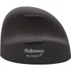 Fellowes Breyta Plus+ vertikálna myš – malá, pre pravákov, vertikálny dizajn, optická, Bluetooth + USB-C, 2400 DPI, čierna