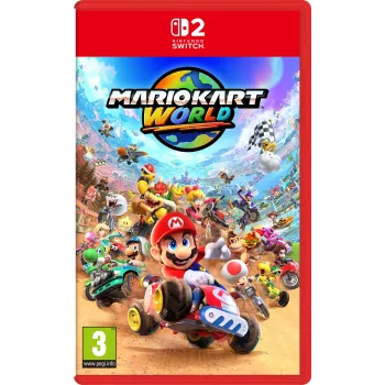 Nintendo Mario Kart World Switch 2 Standard zjednodušená čínština, tradičná čínština, nemčina, holandčina, angličtina, španielčina, francúzština, taliančina, japončina, kórejčina, portugalčina, ruština Nintendo Switch 2