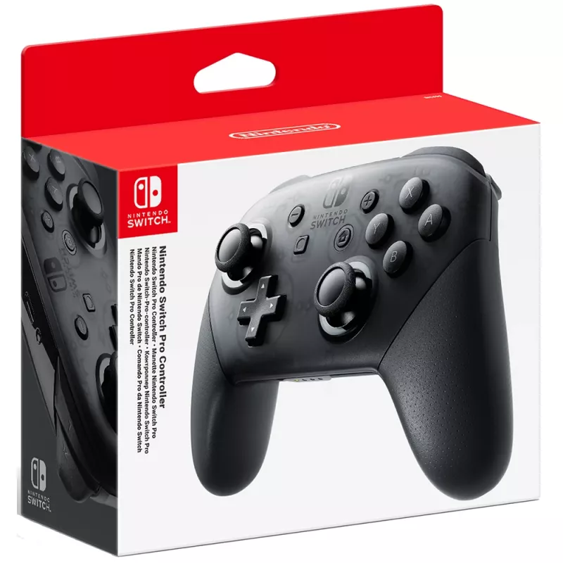 Nintendo Switch Pro ovládač čierny Bluetooth gamepad analógový / digitálny Nintendo Switch, PC