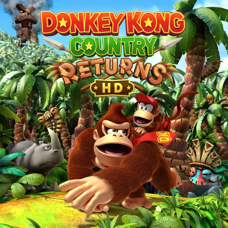 Nintendo Donkey Kong Country Returns HD, Nintendo Switch, multiplayer režim, RP (Rating Pending)