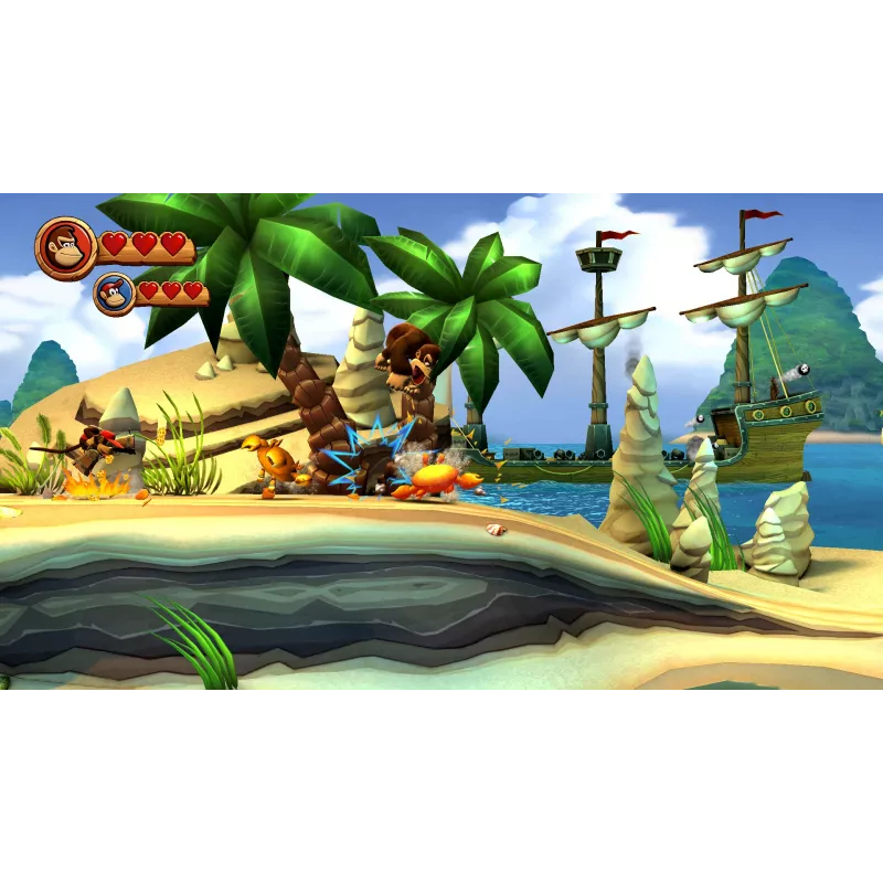 Nintendo Donkey Kong Country Returns HD, Nintendo Switch, multiplayer režim, RP (Rating Pending)
