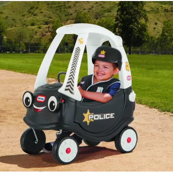 Little Tikes Tikes Patrol policajné auto, 1,5 roka, 4 kolesá, plast, čierna, biela, potrebné batérie