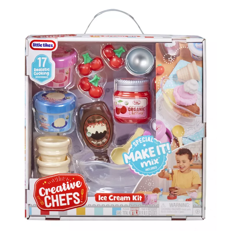 Little Tikes Creative Chefs súprava na zmrzlinu, súprava na zmrzlinu, 3 roky