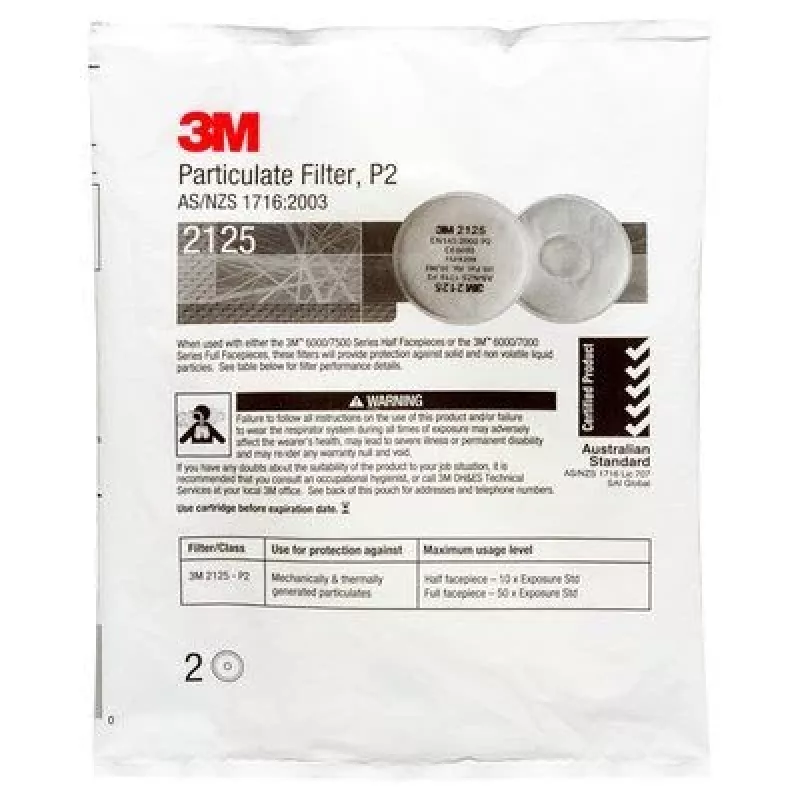 Časticový filter 3M 2125 P2 2 kusy