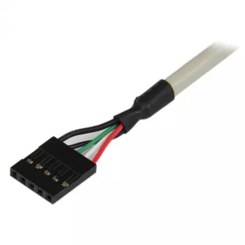 StarTech.com 2-portový adaptér so slotovou krytkou USB A samica, 2 x IDC, 2 x USB A, 0,286 m, strieborný