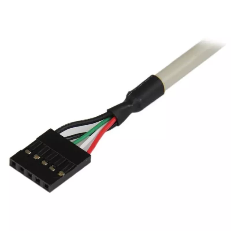 StarTech.com 2-portový adaptér so slotovou krytkou USB A samica, 2 x IDC, 2 x USB A, 0,286 m, strieborný