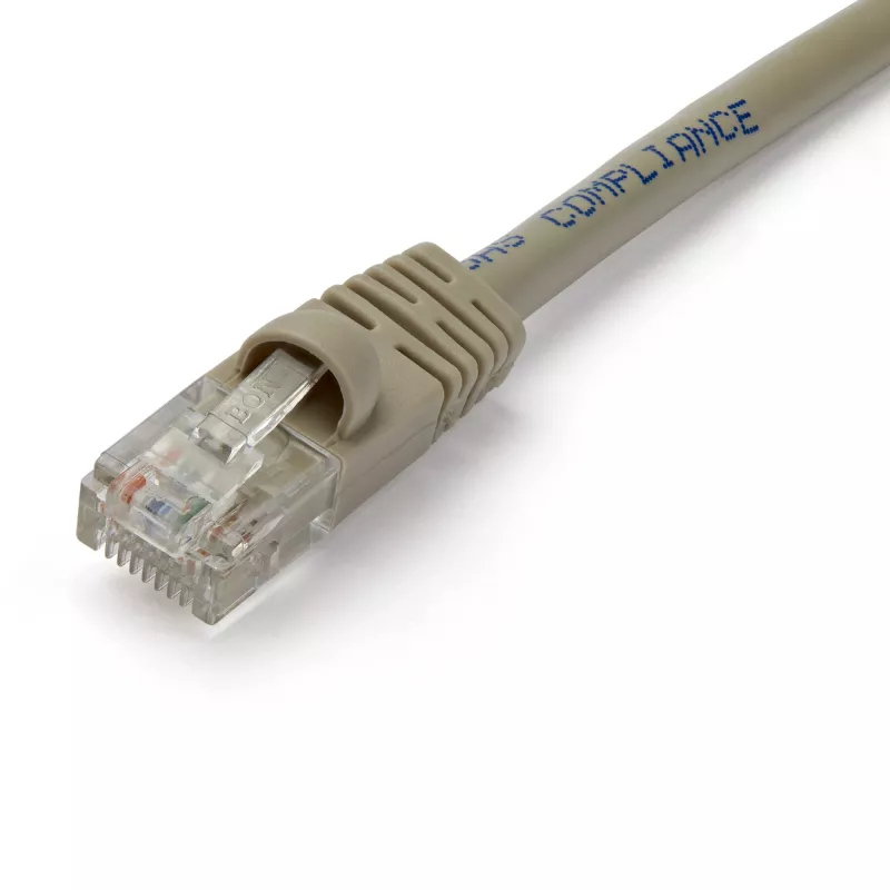 StarTech.com 2-na-1 RJ45 rozbočovací káblový adaptér – samica/samec, 10/100Base-T(X), Cat5e, sivý, polyvinylchlorid (PVC), 0,33 m, konektor samec/samica