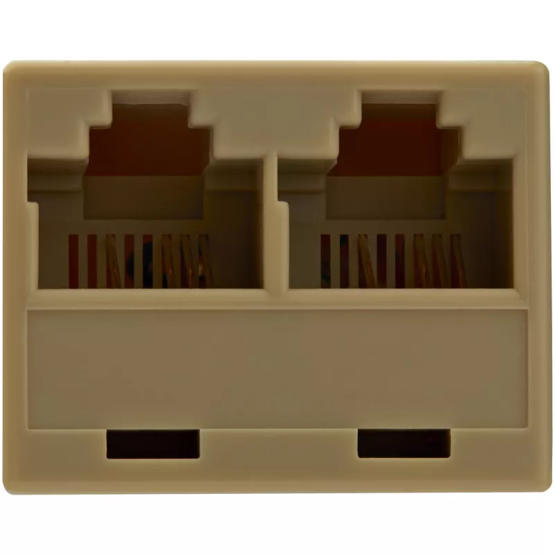 StarTech.com 2-na-1 RJ45 rozbočovací káblový adaptér – samica/samec, 10/100Base-T(X), Cat5e, sivý, polyvinylchlorid (PVC), 0,33 m, konektor samec/samica