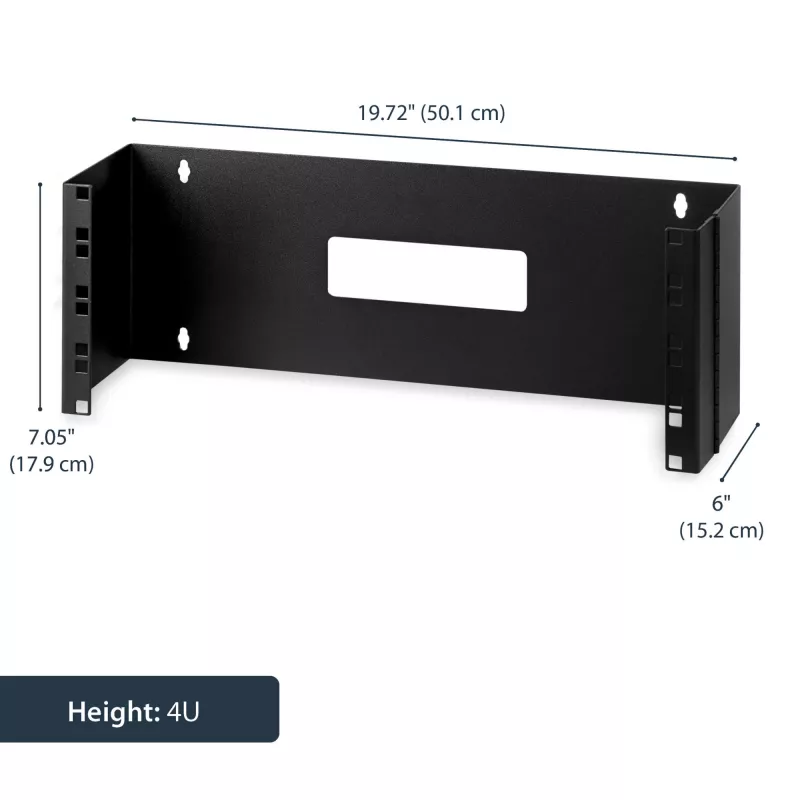 StarTech.com 4HE 19 inch sklopný nástenný držiak pre patch panely