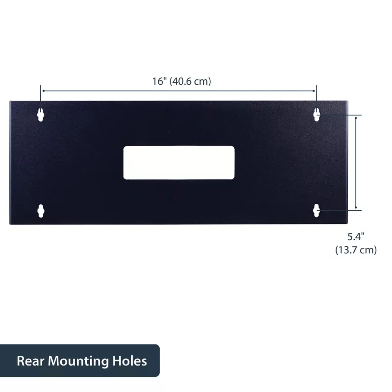 StarTech.com 4HE 19 inch sklopný nástenný držiak pre patch panely