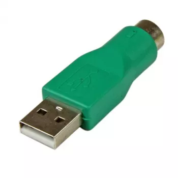 StarTech.com náhradný adaptér PS/2 myš na USB – samica/samec, PS/2, USB, zelená