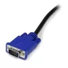 StarTech.com 10 ft ultra tenký USB VGA 2-in-1 KVM kábel, 3 m, VGA, čierna, USB, USB A + VGA, VGA