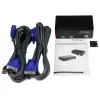 StarTech.com 2-portová profesionálna sada USB KVM prepínača s káblami