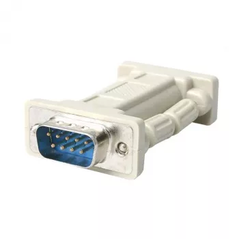 StarTech.com sériový nulový modemový adaptér DB9 RS232 – samec/samica, DB9, DB9, sivý