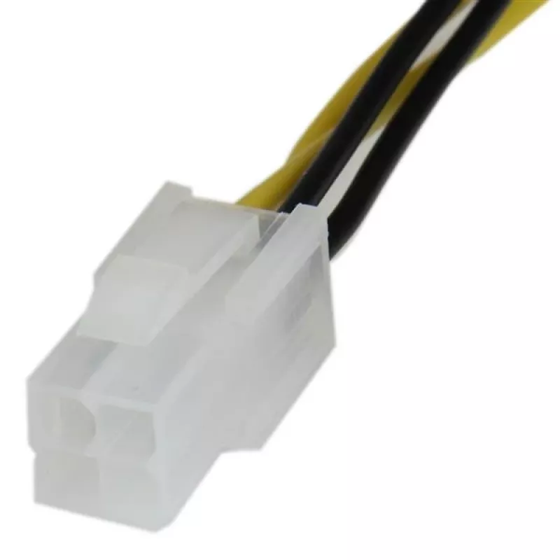 StarTech.com 8 palcový napájací predlžovací kábel ATX12V 4-pinový P4 CPU – samec/samica