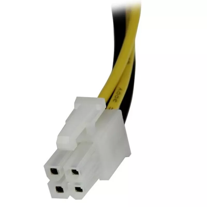 StarTech.com 8 palcový napájací predlžovací kábel ATX12V 4-pinový P4 CPU – samec/samica