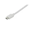 StarTech.com 1,8m kábel USB-C na DisplayPort 1.2 4K 60Hz – adaptérový kábel USB-C na DisplayPort HBR2 – DP Alt Mode na DP monitor video kábel – kompatibilný s Thunderbolt 3 – biely