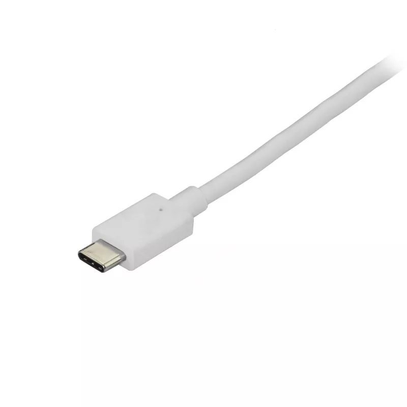 StarTech.com 1,8m kábel USB-C na DisplayPort 1.2 4K 60Hz – adaptérový kábel USB-C na DisplayPort HBR2 – DP Alt Mode na DP monitor video kábel – kompatibilný s Thunderbolt 3 – biely