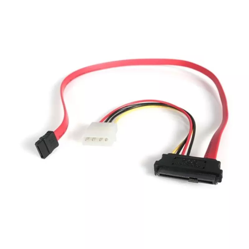 StarTech.com 18-palcový SAS 29-pin na SATA kábel s LP4 napájaním