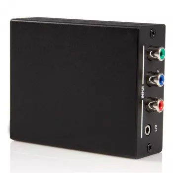 StarTech.com Component na HDMI video konvertor s audio, čierna, RoHS, CE, FCC, 1080p, HDMI, 5 V, 80 mm