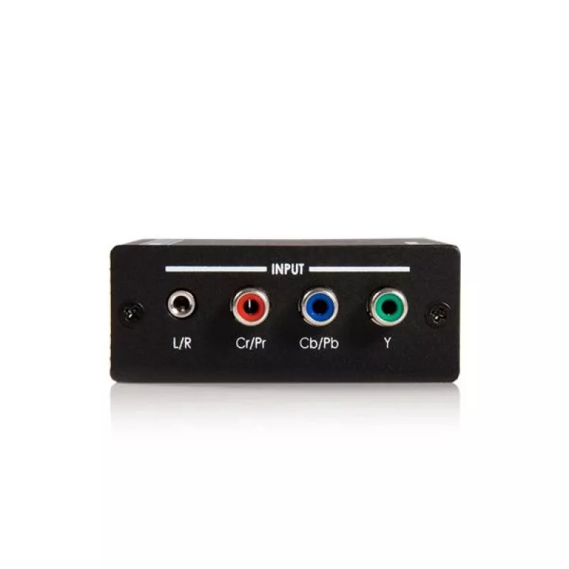 StarTech.com Component na HDMI video konvertor s audio, čierna, RoHS, CE, FCC, 1080p, HDMI, 5 V, 80 mm