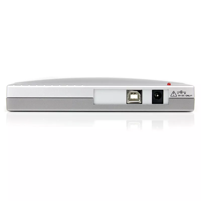 StarTech.com 4-portový USB na RS232 sériový DB9 adaptér hub, USB, sériový, strieborná, plast, CE, FCC, RoHS, 1 W