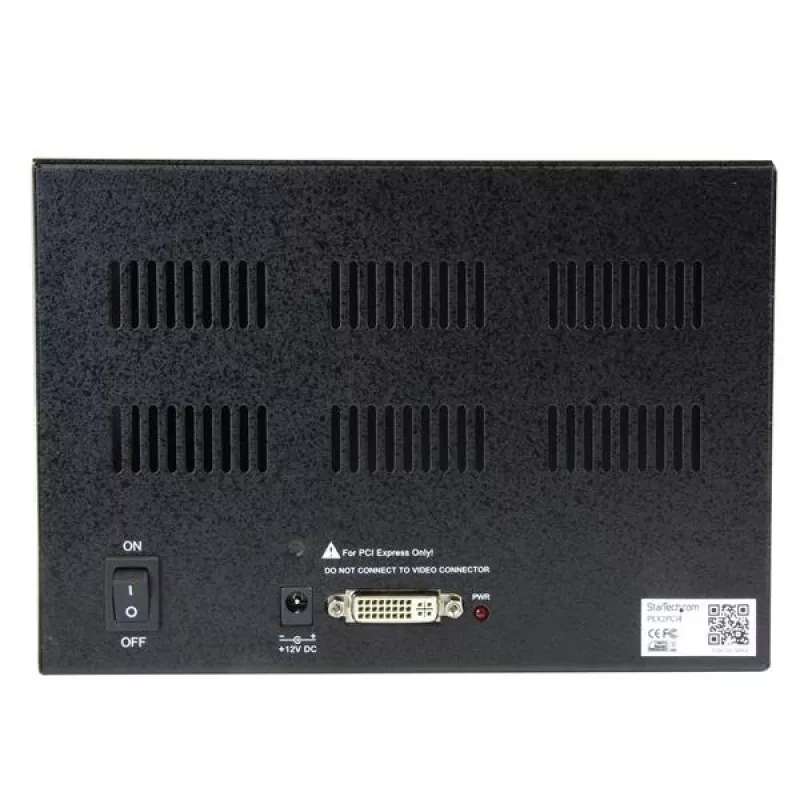 StarTech.com PCI Express na 4-slot PCI rozširujúci systém, čierna, CE, FCC, RoHS, 12 V, 3 A, 0 - 55 °C, -40 - 75 °C