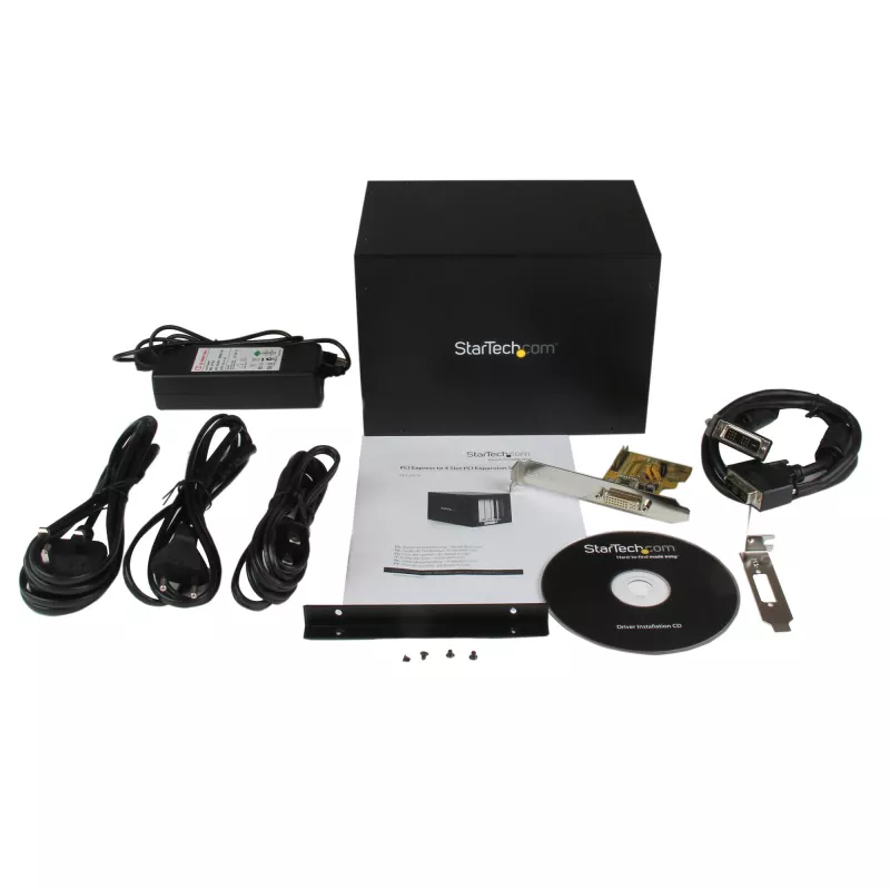 StarTech.com PCI Express na 4-slot PCI rozširujúci systém, čierna, CE, FCC, RoHS, 12 V, 3 A, 0 - 55 °C, -40 - 75 °C