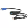 StarTech.com 2-portový VGA video splitter – napájaný cez USB, VGA, 2x VGA, 2048 x 1536 pixelov, čierna, plast, 61 m